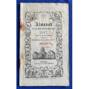 Almanak - 1917 - Godt Brugt !