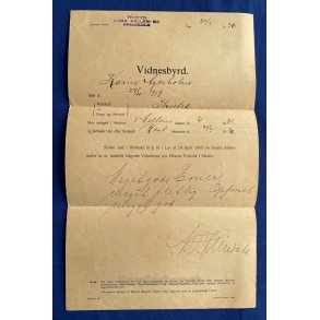 Vidnesbyrd - Karin Agerholm - Thisted 1936