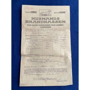 Husmands Brandkassen - Police - 1928