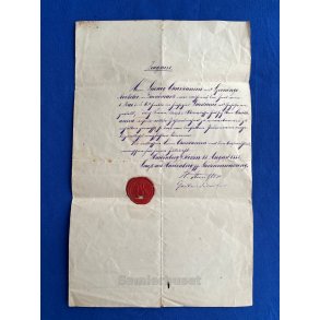 Zeugniss - L. Christensen - Grevinge - Roskilde - 1882