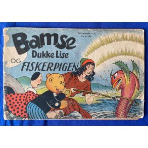 Bamse og Dukke Lise og Fiskerpigen - CAE h�fte 54 - Slidt