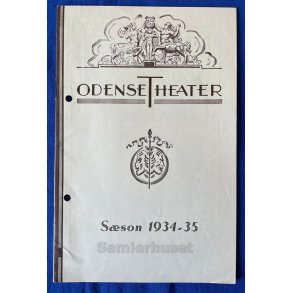 Odense Teater - S�son 1934 - 35 - Arkivhuller !