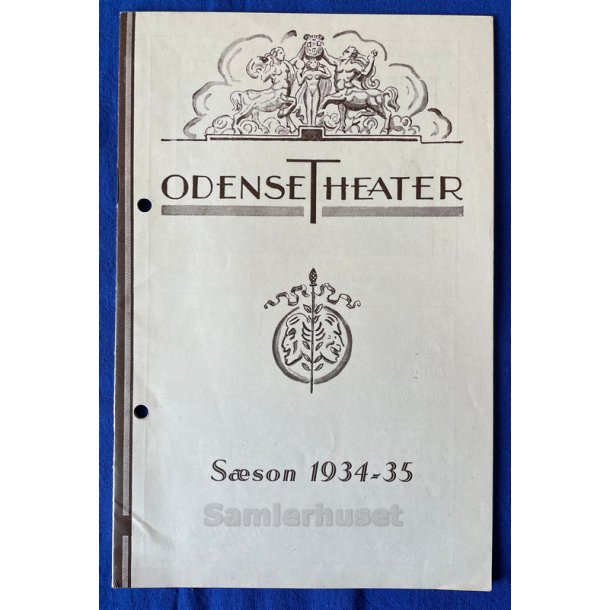 Odense Teater - S�son 1934 - 35 - Arkivhuller !