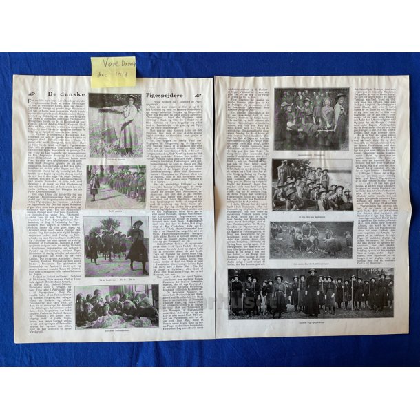 De danske Pigespejderkorps - Sider fra Vore Damer dec. 1914 