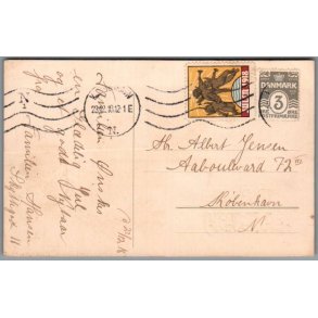 Julemrke 1918 p Postkort