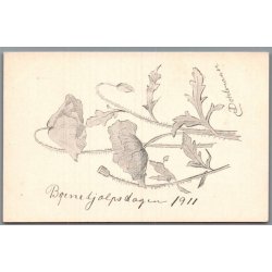 B�rnehj�lpsdagen 1911 - Postkort - Ubrugt