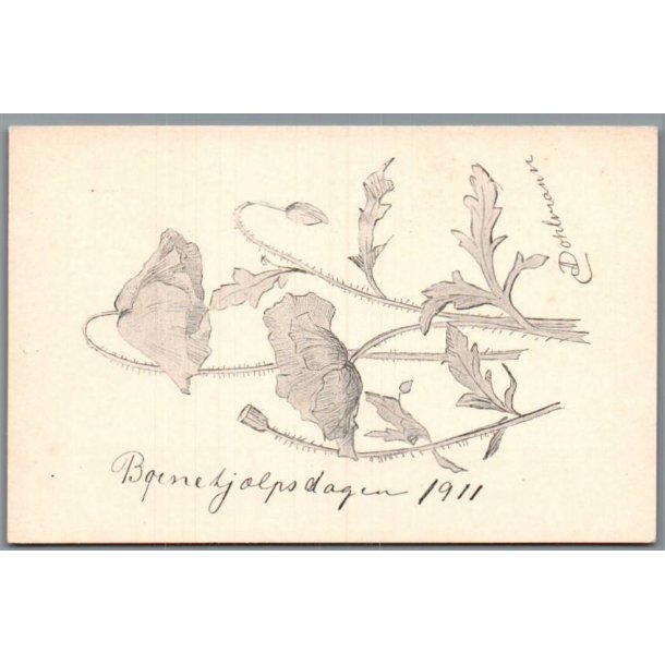 B�rnehj�lpsdagen 1911 - Postkort - Ubrugt