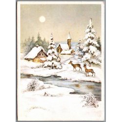 Julemrke 1993 p Postkort