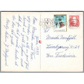 Julemrke 1993 p Postkort