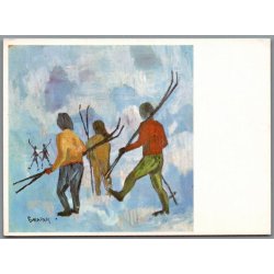 Julemrke 1968 p Postkort