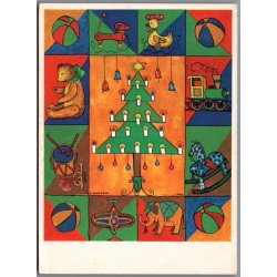 Julemrke 1968 p Postkort