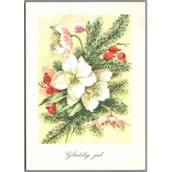 Julemrke 1975 p Postkort