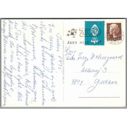 Julemrke 1975 p Postkort