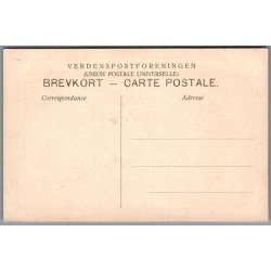 B�rnehj�lpsdagen 1907 - Silhuet Postkort - Ubrugt