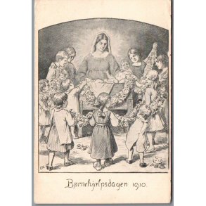 B�rnehj�lpsdagen 1910 - Postkort - Ubrugt