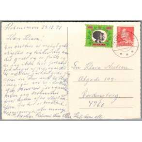Julem�rke 1972 p� Postkort