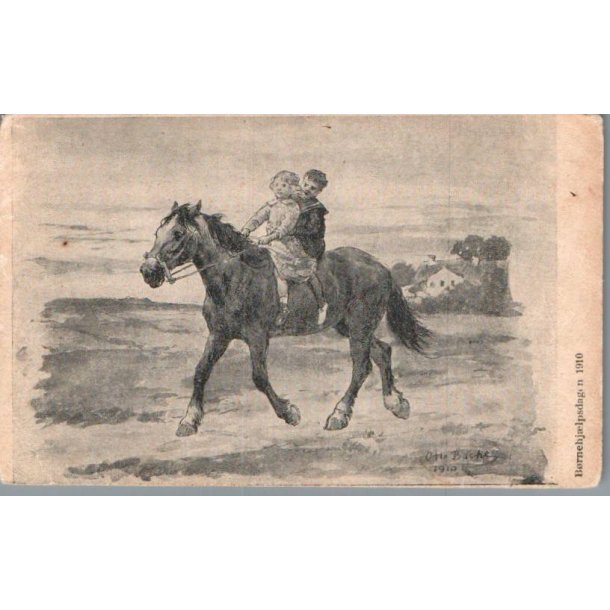 B�rnehj�lpsdagen 1910 - Postkort - Ubrugt