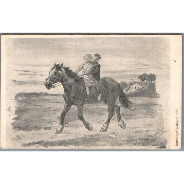 B�rnehj�lpsdagen 1910 - Postkort - Ubrugt