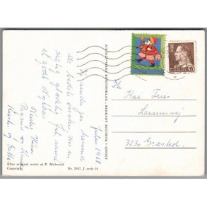 Julemrke 1968 p Postkort
