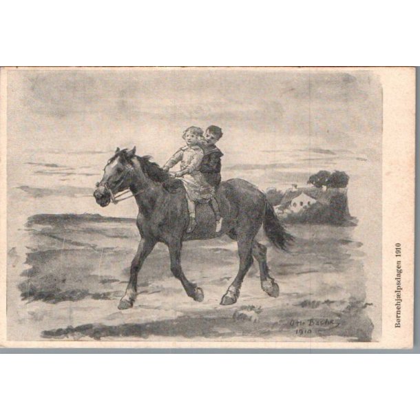 B�rnehj�lpsdagen 1910 - Postkort - Ubrugt