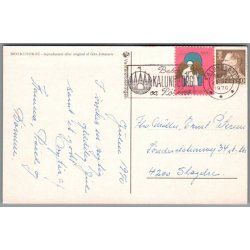 Julemrke 1970 p Postkort