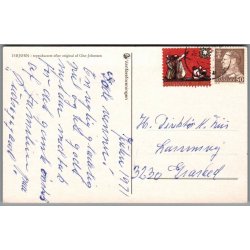 Julemrke 1971 p Postkort