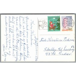 Julem�rke 1980 p� Postkort