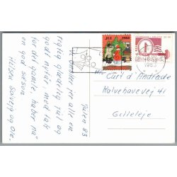 Julemrke 1983 p Postkort