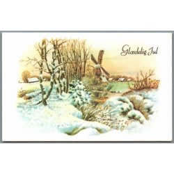 Julemrke 1985 p Postkort
