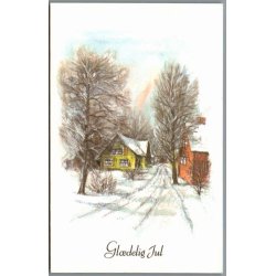 Julemrke 1986 p Postkort