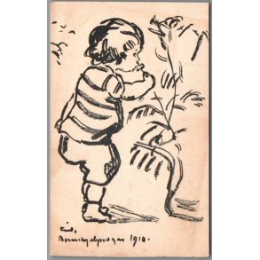 B�rnehj�lpsdagen 1910 - Postkort - Ubrugt
