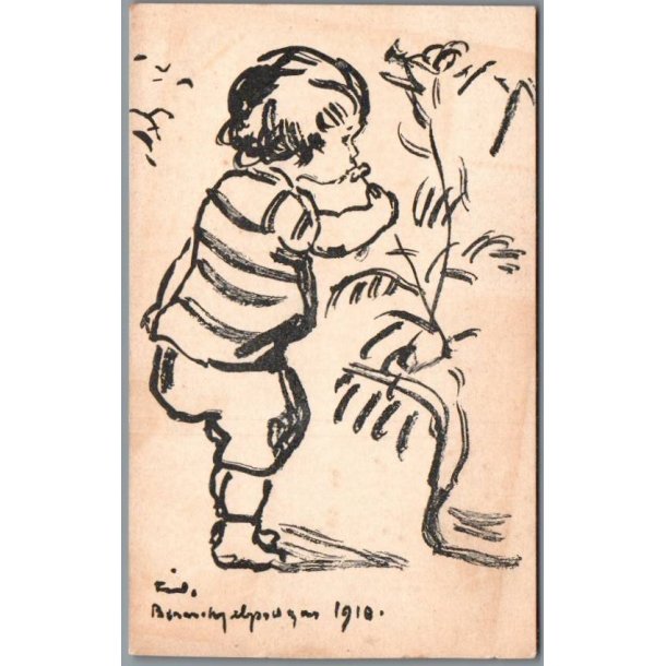 B�rnehj�lpsdagen 1910 - Postkort - Ubrugt