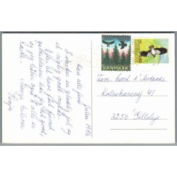 Julemrke 1986 p Postkort