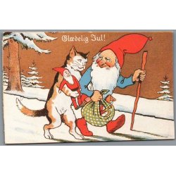 Julemrke 1986 p Postkort