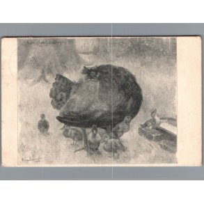 B�rnehj�lpsdagen 1910 - Postkort - Brugt