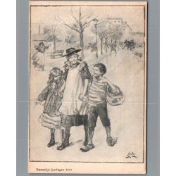 B�rnehj�lpsdagen 1910 - Postkort - Ubrugt