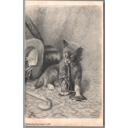 B�rnehj�lpsdagen 1910 - Postkort - Brugt