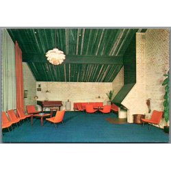 Unge Hjems H�jskole - Pejsessalen - Postkort - Ubrugt