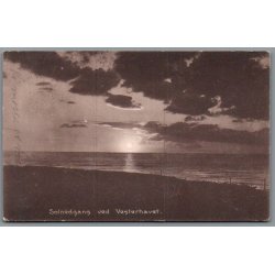 Solnedgang ved Vesterhavet - Brugt