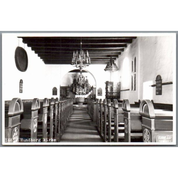 Hundborg Kirke - Postkort - Ubrugt