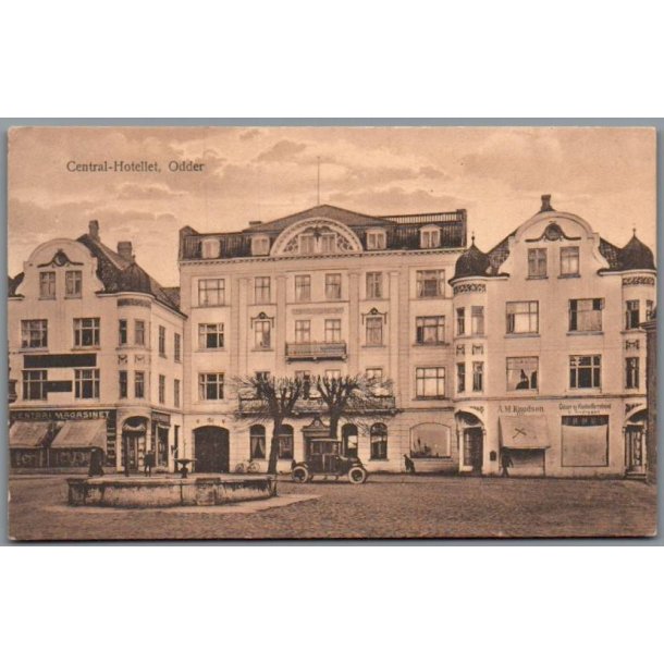 Central Hotellet - Odder -  Postkort - Ubrugt