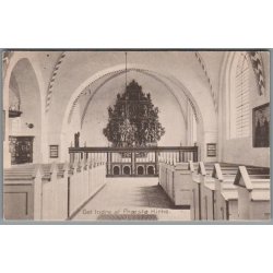 Det indre af Prst Kirke - A. Jensen 16519 - Brugt