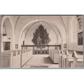 Det indre af Prst Kirke - A. Jensen 16519 - Brugt