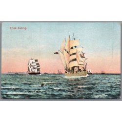 Frisk Kuling - Postkort - Brugt