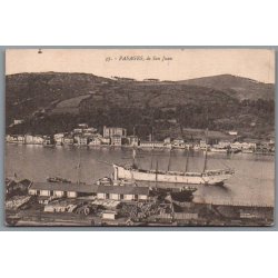 Sejlskib San Juan - Postkort - Ubrugt