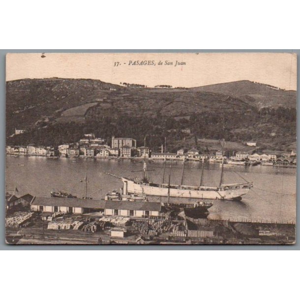 Sejlskib San Juan - Postkort - Ubrugt