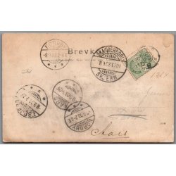 Lejren ved Borris - Fotokort Jrgensen 1903 - Brugt