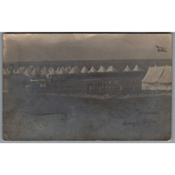 Lejren ved Borris - Fotokort Jrgensen 1903 - Brugt
