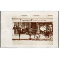 Christian Christiansen - Borggade 1 - Gr�sten - Fotokort u/n - Ubrugt