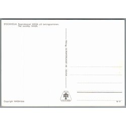Wasa - Stockholm - Sverige - Postkort - Ubrugt